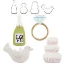 Cutie Cupcake Cutter Set - Wedding